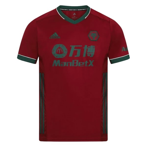 Tailandia Camiseta Wolves 3ª Kit 2020 2021 Rojo